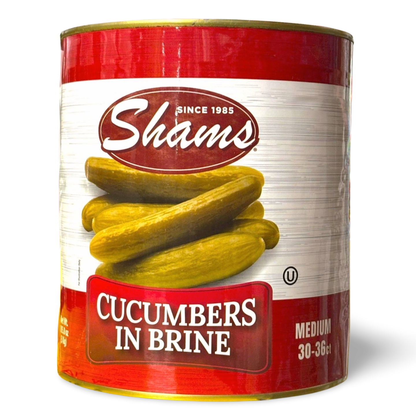 D6.Shams Cucumbers in Brine 'Medium' (30-36ct)