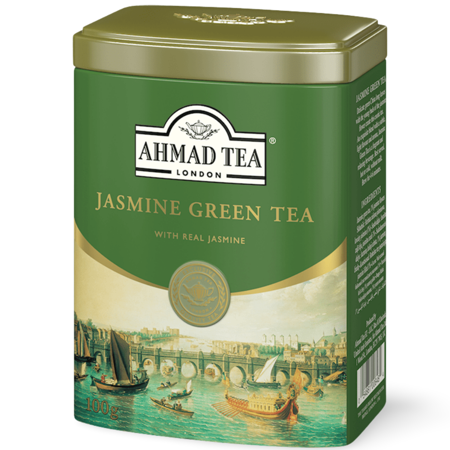 B9.Ahmad Tea Green Jasmin 'Small' [Tin]