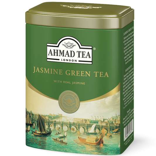 B9.Ahmad Tea Green Jasmin 'Small' [Tin]