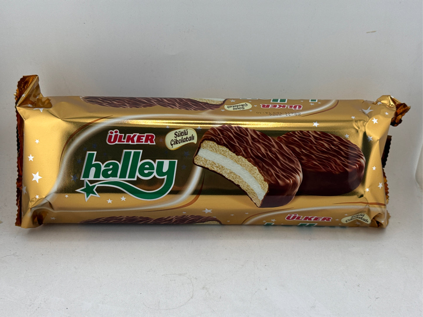 C7.Ulker Halley Chocolate covered marshmallow cakes (12x30g)