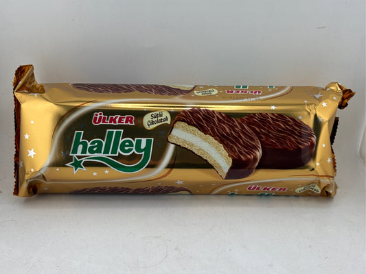 C7.Ulker Halley Chocolate covered marshmallow cakes (12x30g)