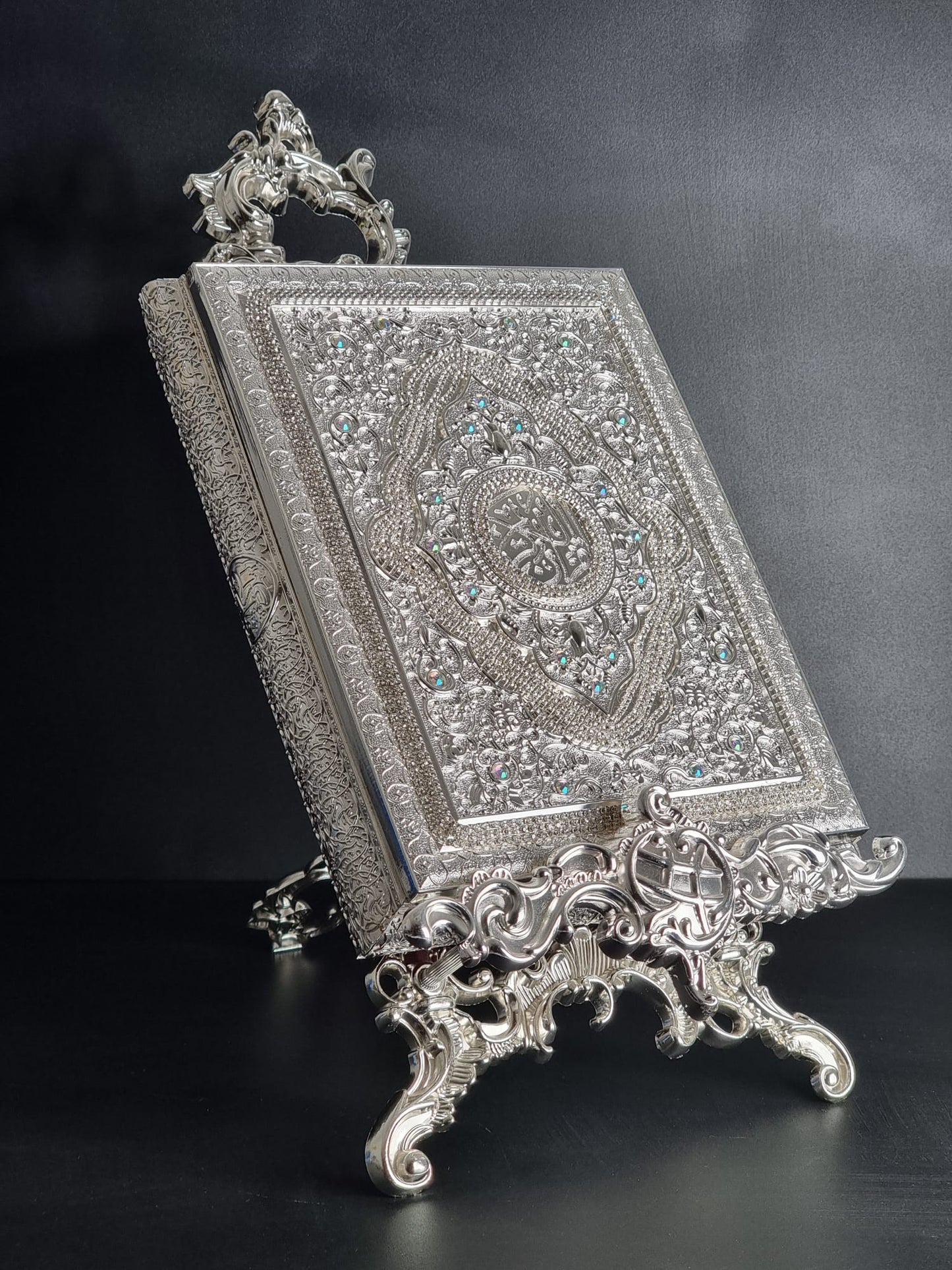 Y8. 31-2 Quran Box SILVER