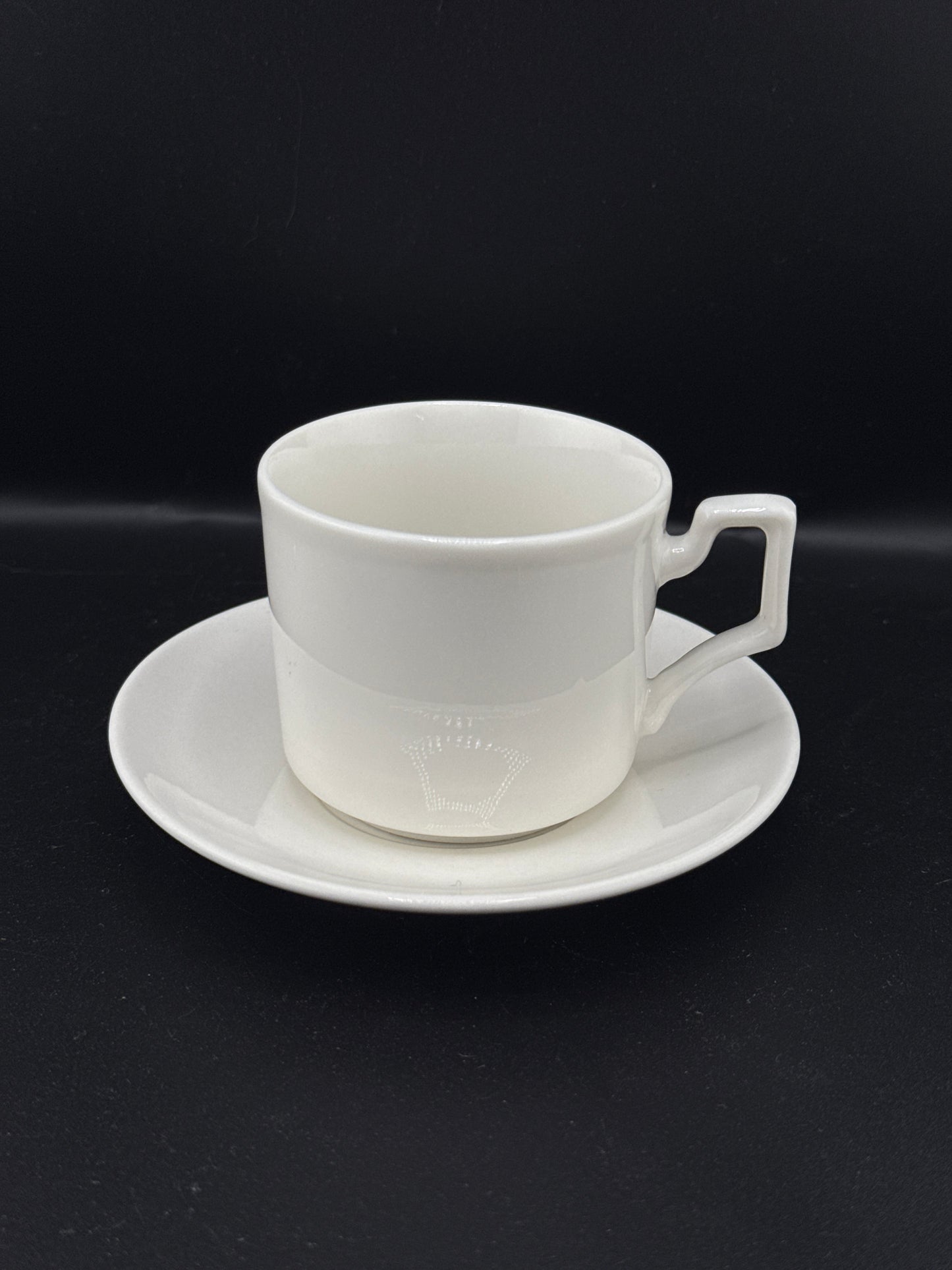 W9. 14-48 Coffee Cup W Plate Set (6)