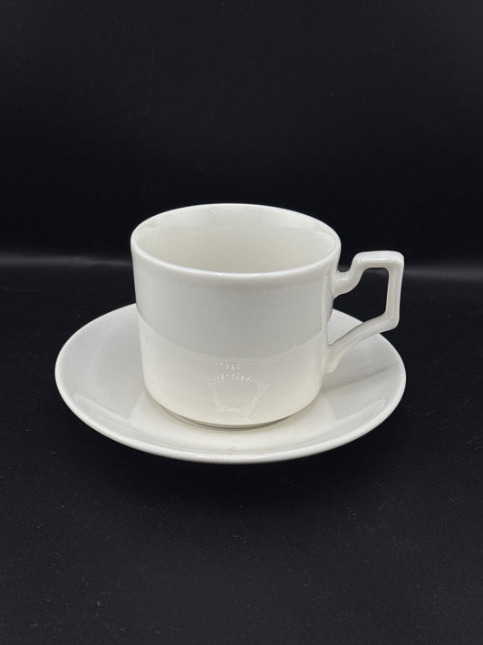 W9. 14-48 Coffee Cup W Plate Set (6)