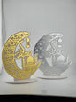 Z2. 13-10 RAMADAN CRESCENT GOLD + SILVER