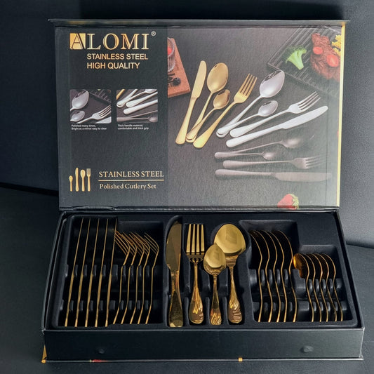 X6. 18-9 Cutlery Set (24)