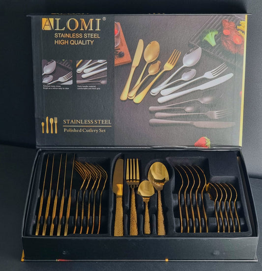 X6. 18-10 Cutlery Set (24)