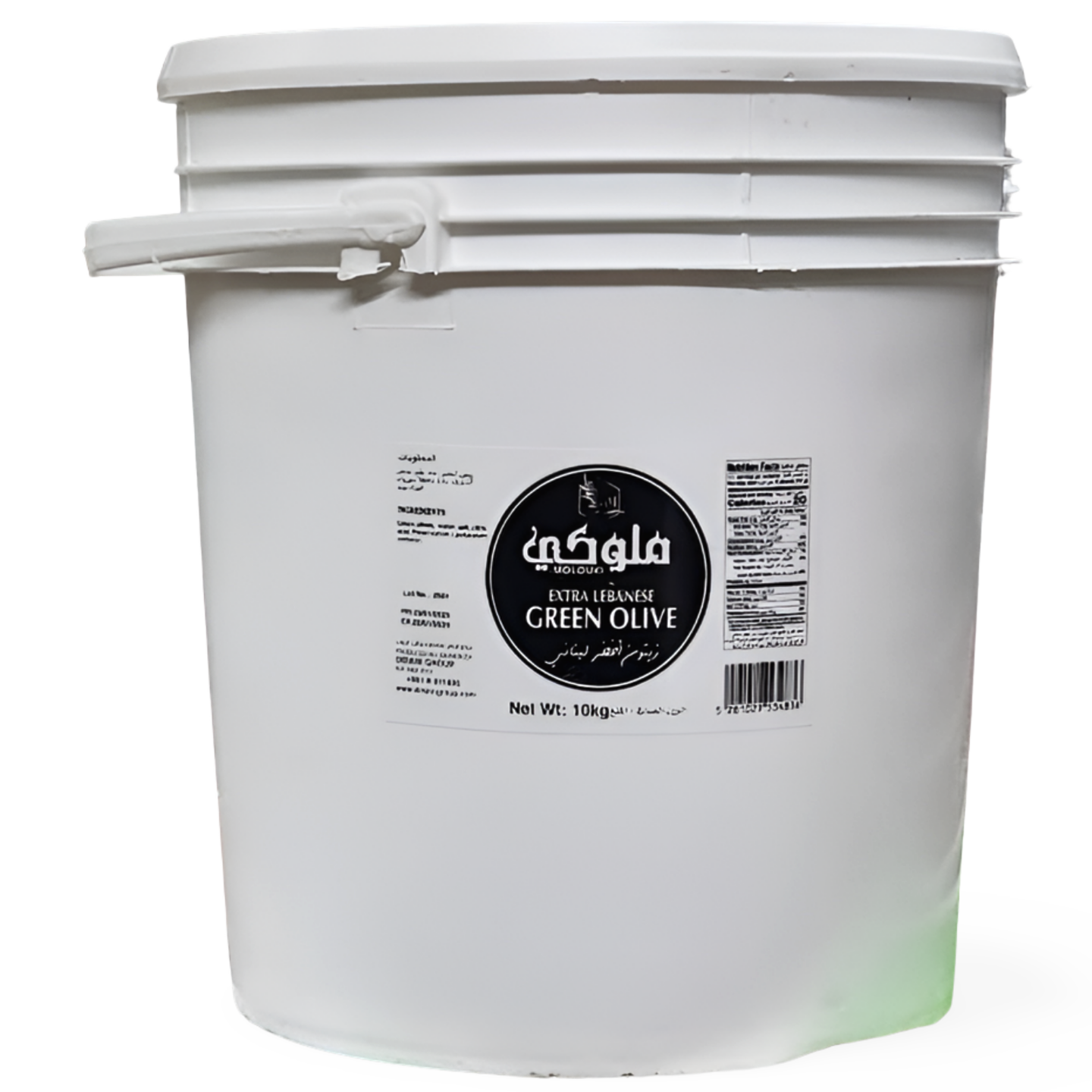 D8.Moulouki Green Olives "Balady" [Bucket]