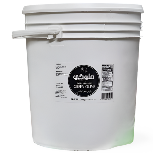 D8.Moulouki Green Olives "Balady" [Bucket]