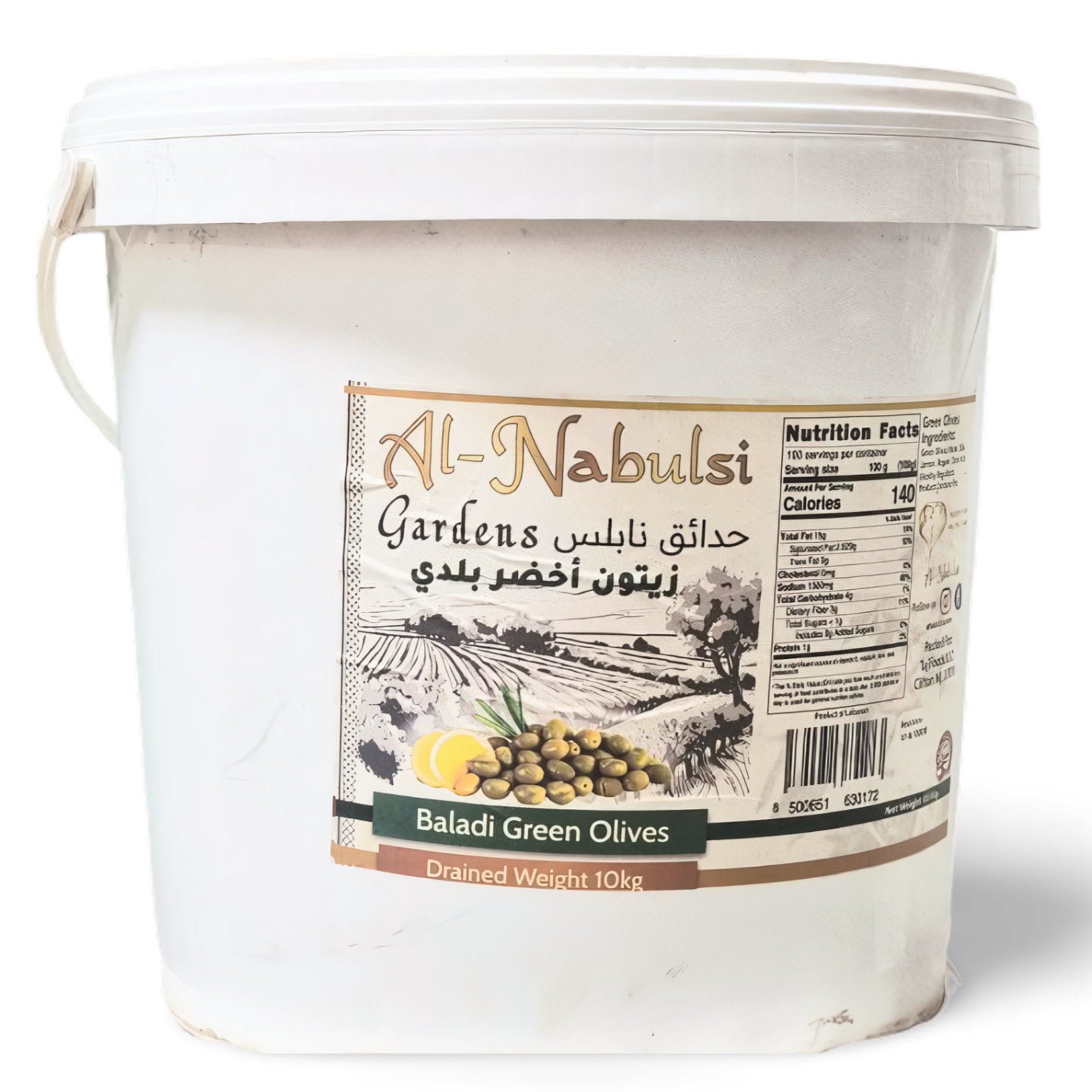 D8.Al Nabulsi Gardens Olives (Cracked)