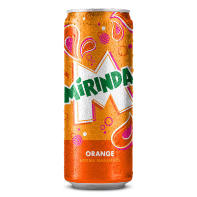 A8. Mirinda Orange Soda Can (24X330ml)